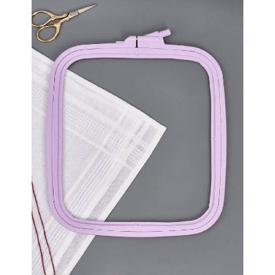 Plastic Square Hoop Nurge 170-13 Pastel Lilac