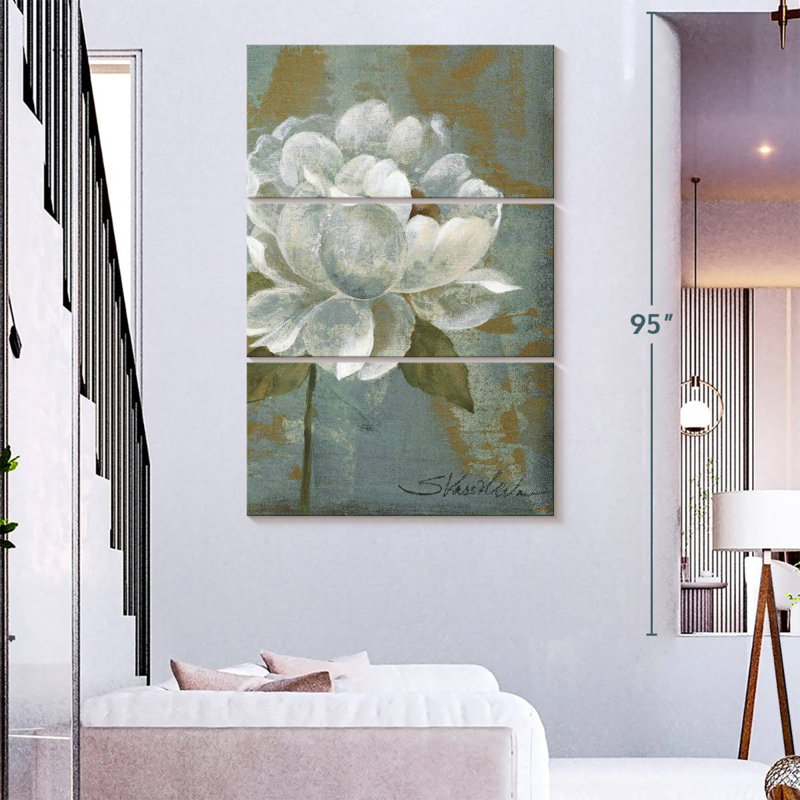 Harnek Peony Tile, 74" H x 48" W