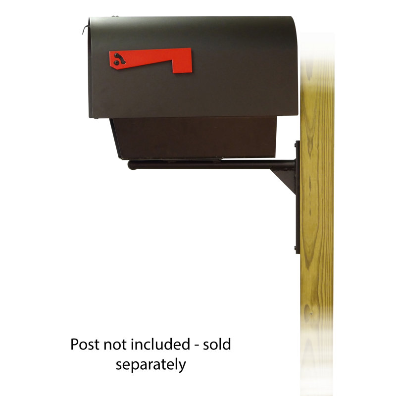 Titan Aluminum Post Mounted Mailbox