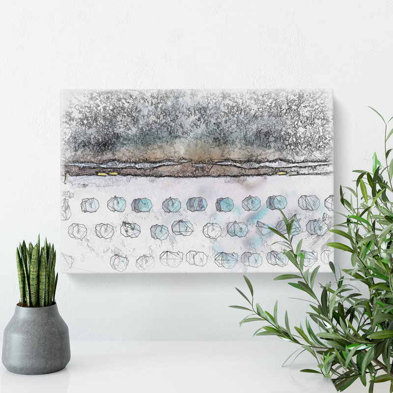 On The Beach - Wrapped Canvas, 35cm H x 50cm W x 3cm D