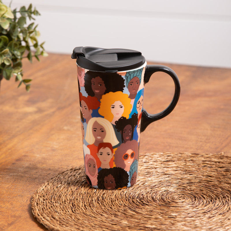 Grande tasse à café en céramique