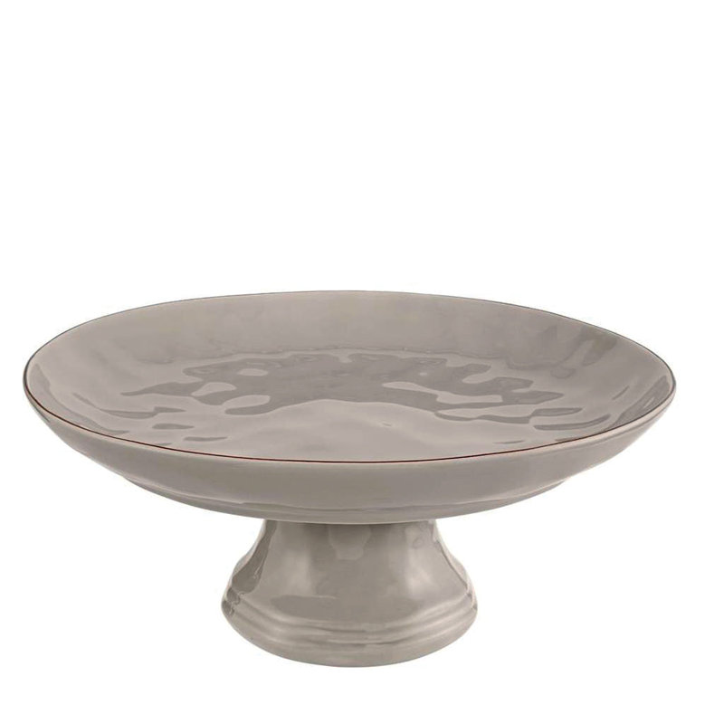 Cantaria Large Cake/Fruit Stand, Greige