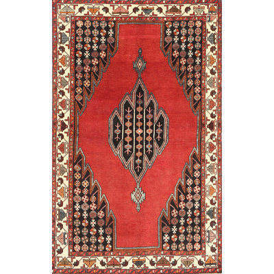 Tapis rouge/bleu traditionnel Catana