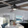 Mykonos 5 - Blade Smart Ceiling Fan with Remote Control and LED Light Kit Included, Works With Alexa and iOS / Android App