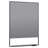 Castore Aluminium Frame Mirror with Shelves-95121805-95121806
