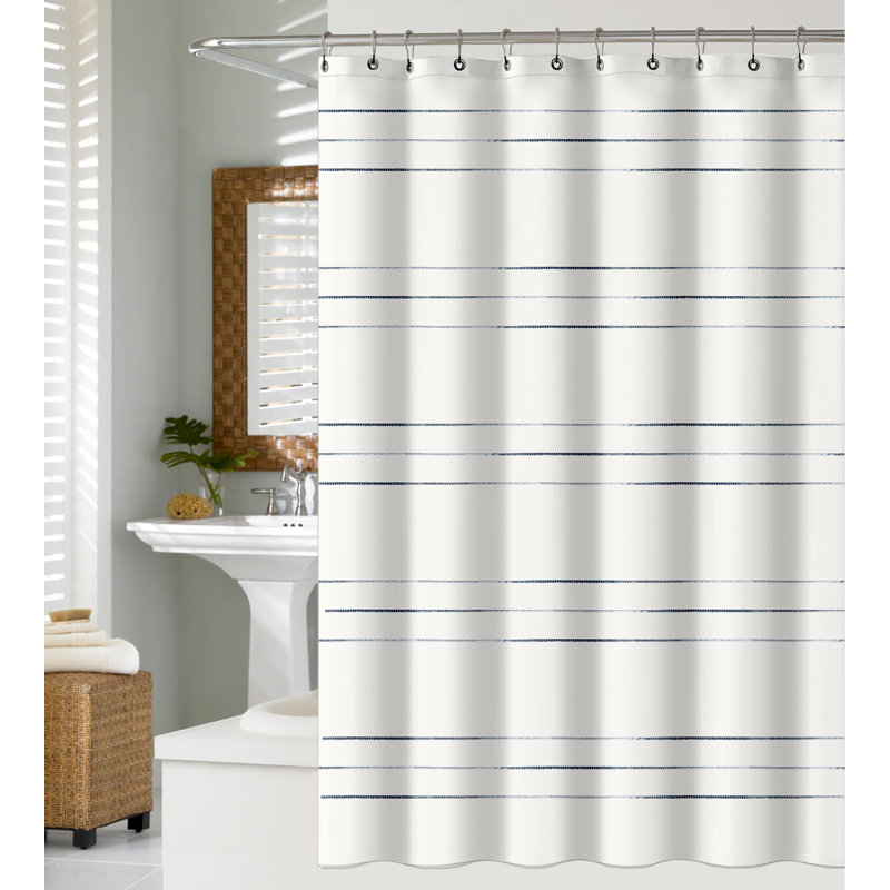 Rideau de douche en coton recyclé