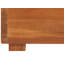 Irmlinde 190cm Long Reclining Acacia Single Chaise with Cushions