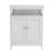 Bathroom Cabinet - White, Double Shutter Doors, , Painting, Ample Storage Area, Simple To Assemble Strong Finish,