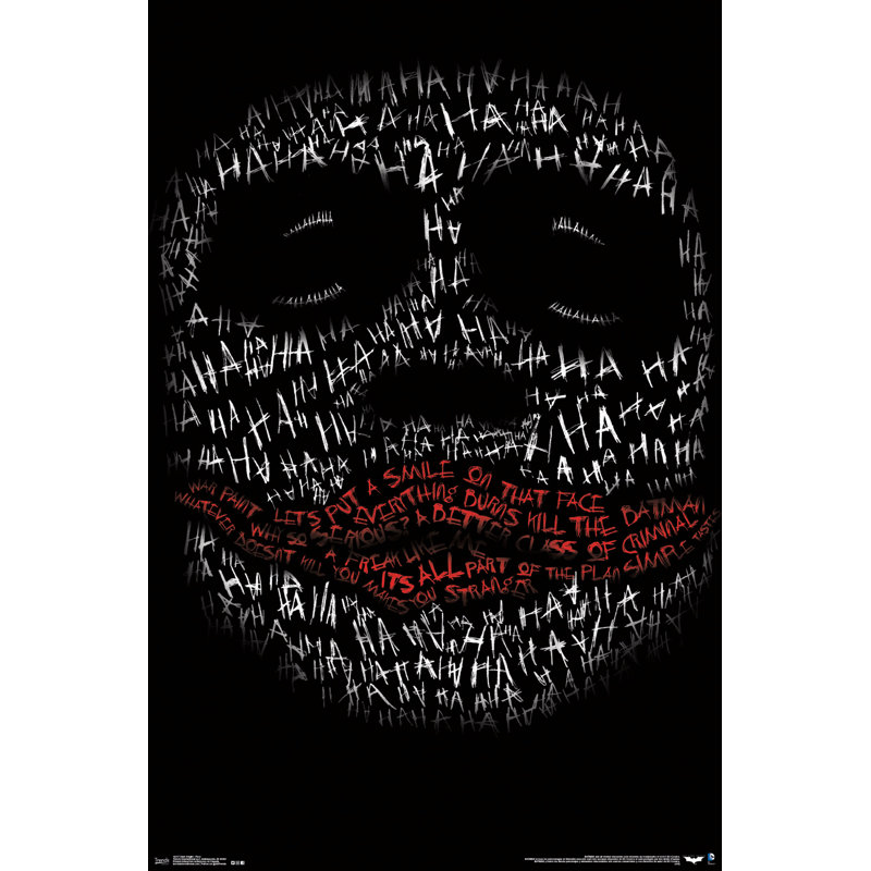 Dark Knight - Face, impression sur papier