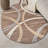 Devonshire Abstract Brown/Gray/Cream Area Rug-1002424546