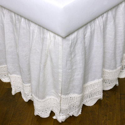 Eveline Ruffled Wrap Around Bed Skirt - King