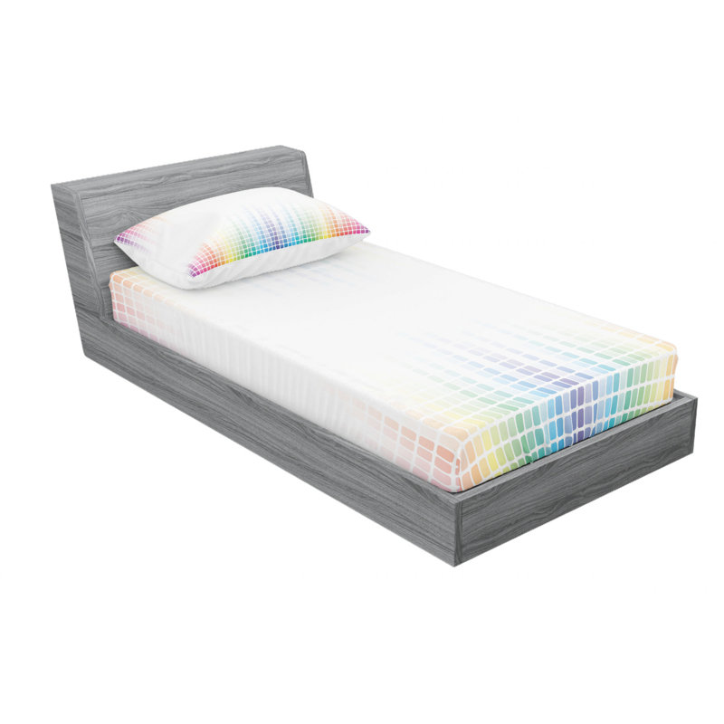 Microfiber Sheet Set, Twin Sheet Set with Fitted Sheet