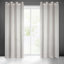 Hazara Semi Sheer Curtains Single Panel-1929043174