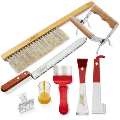 Honey Keeper 8-Piece Beekeeping Tool Kit