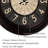 Presentime & Co. 18" Luminous Large Wall Clock, Oil Rubbed Bronze Finish, Night Light, Lighted Clock With Smart Sensor To Turn On/Off Lights. Wall Décor For Living Room, Dining Room, Kitchen.