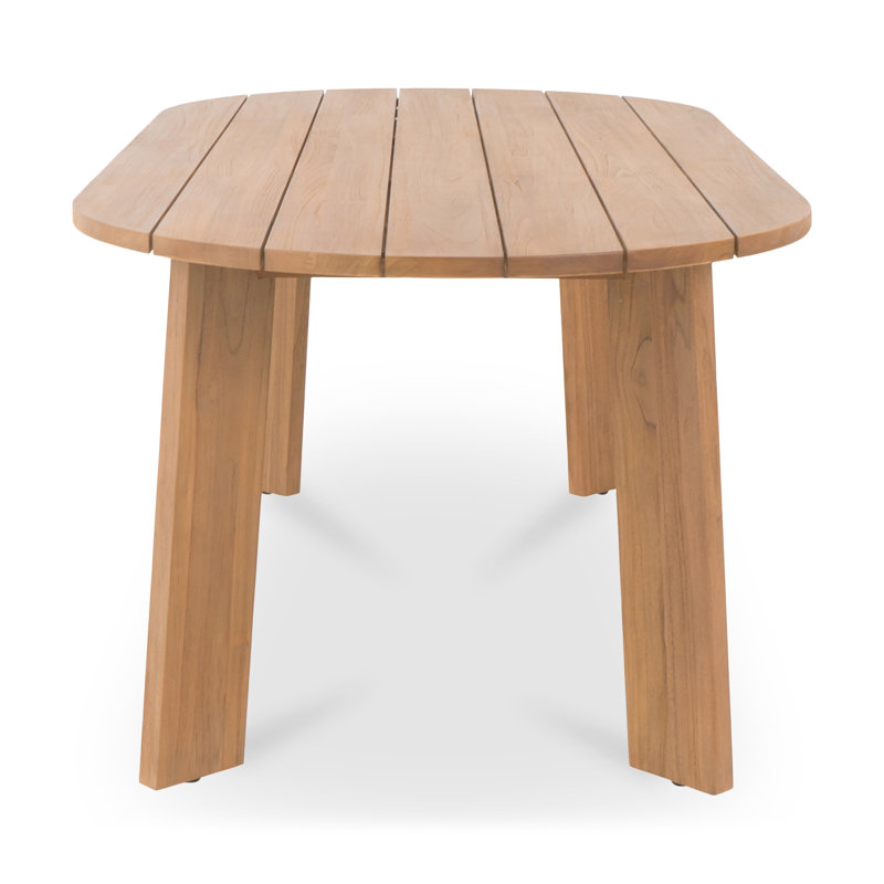 Delta Oval Outdoor Dining Table Natural, Natural
