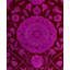 Overdyed Hand-Knotted Wool Modern-Contemporary Purple Area Rug 4' 10" x 7' 3"