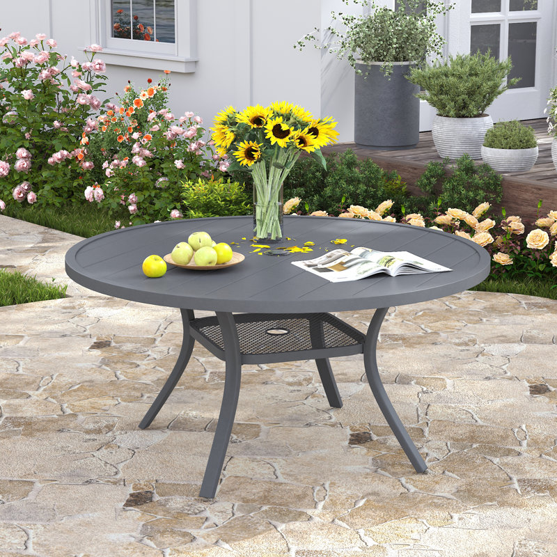 Table ronde 47 po, Gris