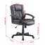 HOMCOM Desk Chair PU Leather Office Chair Adjustable Height-20633502