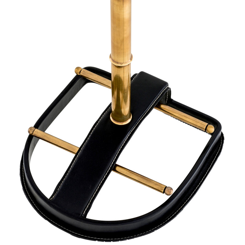 McKinsey 2 - Hook Coat Rack, Vintage Brass