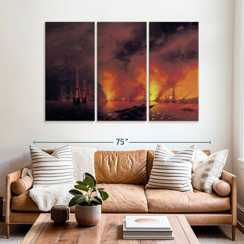 Keiri The Battle Of Sinop, 42" H x 65" W