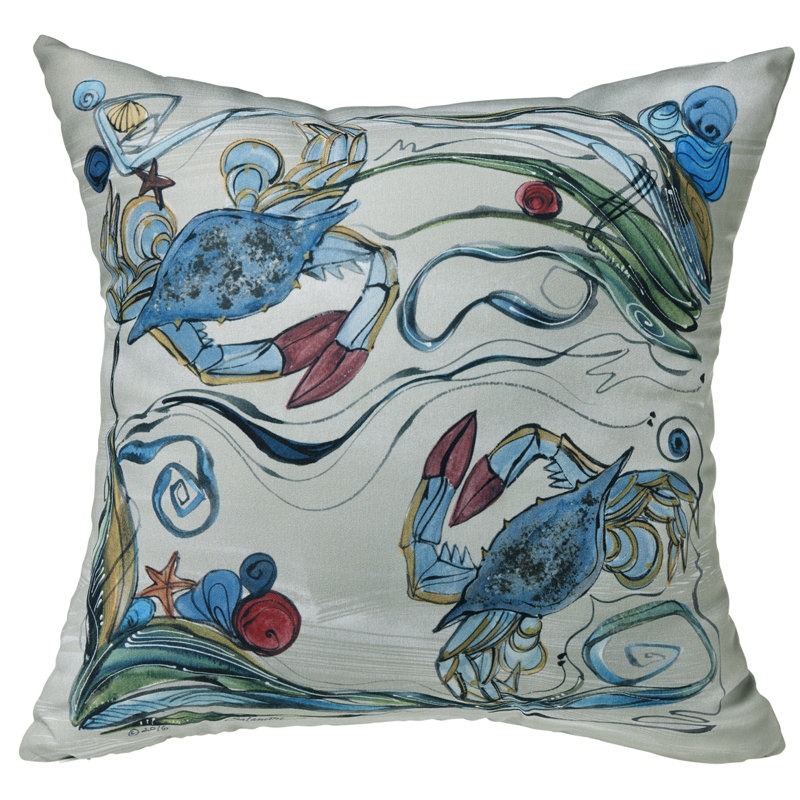 The Natural World Collection Outdoor Square Pillow Cover & Insert, 20" x 20"