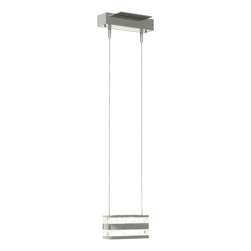 Stacks LED Pendant, Sterling