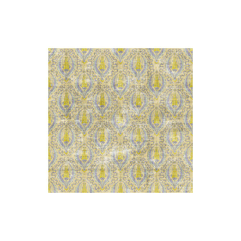 Tissu byzantin repose-pieds, Jaune