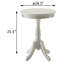 Table d'appoint avec piédestal tourné-306126738