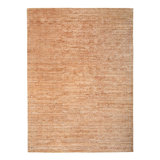 Rust Texture Silk Wool Blend Rug - 9'1"" x 12'1""