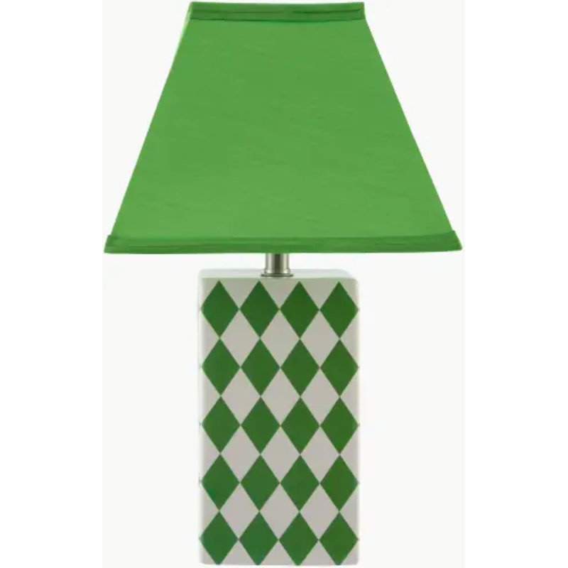 Lampe de table Erath, Vert, Vert