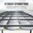 11 X 20 Ft Outdoor Living Pergola With Weather- Canopy. Construction, , Adjustable, Easy Assembly For Courtyard & Garden Aluminum Frame, Fabric, Effortless Setup - Dark Gray