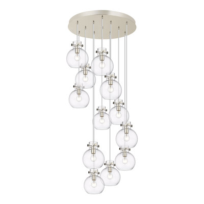 Luminaire suspendu sphère 12 lumières Amrith