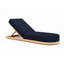 Muse Outdoor Teak Chaise Lounge-1685302913