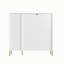 Armoire de rangement en MDF pour chaussures avec tiroirs et tablettes rabattables