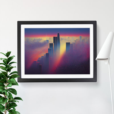 Soulful City Skyline Architecture - Framed Print
