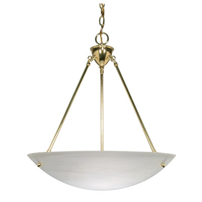 Luminaire suspendu bol simple à 3 lumières Melisa
