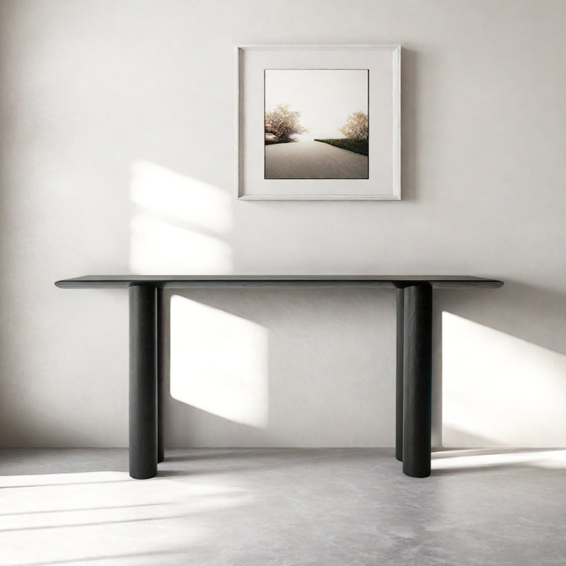 Console moderne minimaliste pratique, H 30,71 po x l 70,87 po x P 14,57 po