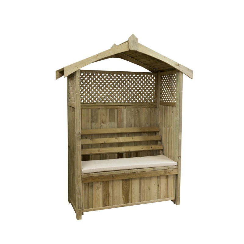 Millville Arbour Garden Bench Cushion, Stone