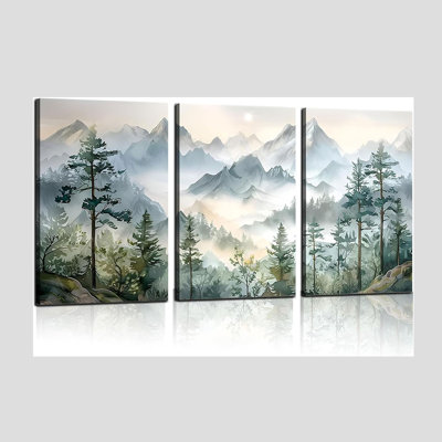3 Piece Wrapped Canvas Wall Art