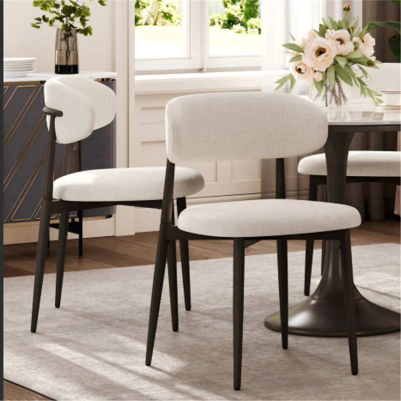Ensemble de 2 chaises de salle à manger, Black
