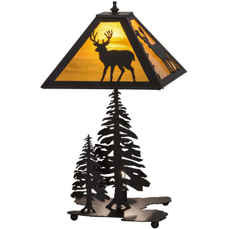 Rustic Lodge Table Lamp