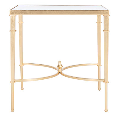 Guadelupe Glass Tray Top End Table