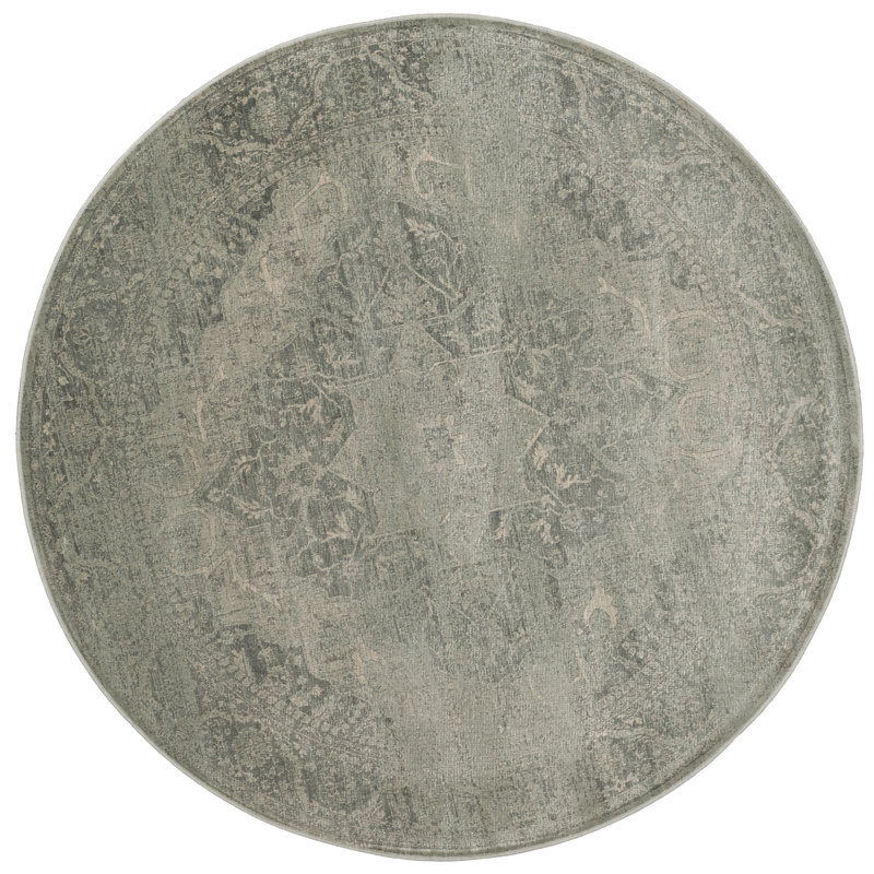 Tapis oriental performance rétro Mancia, Rond 6 pi