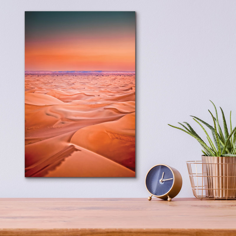 «Serenity In The Sahara» par Mark A Paulda, H 16 po x l 12 po x P 0,13 po