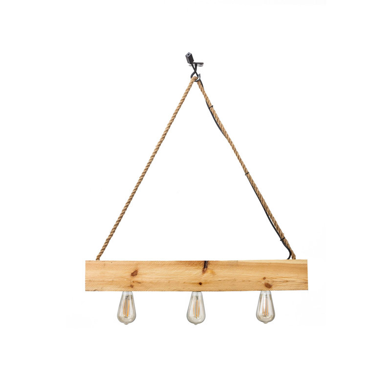 Kepler 3 - Light Brown Kitchen Island Pendant
