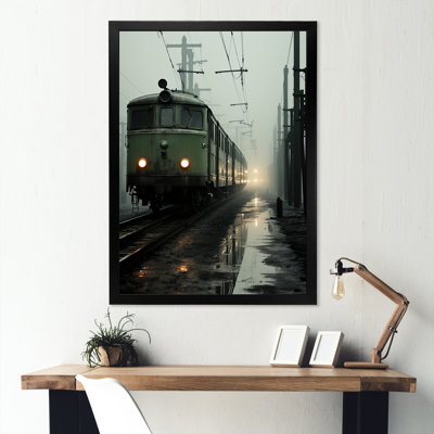 «Comforting Moody Train Journey» sur toile
