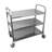 Chariot utilitaire robuste en acier inoxydable