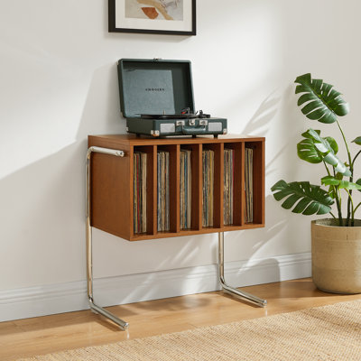 Lily Record Player Stand With Vinyl Storage