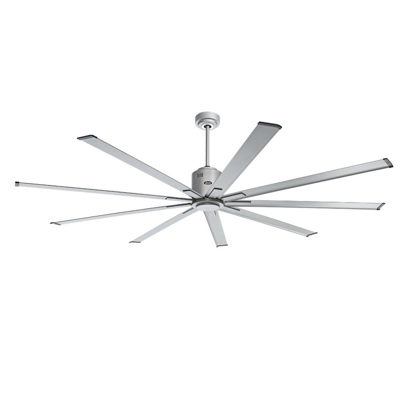Cristobal 220cm Ceiling Fan, Titanium Silver